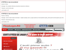 Tablet Screenshot of pieselogan.ro